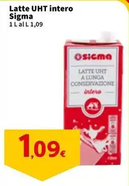 Sigma Latte UHT intero Sigma offerta