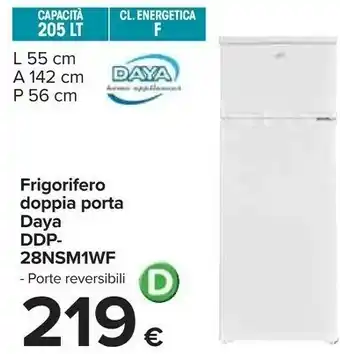 Carrefour 28nsm1wf frigorifero doppia porta offerta