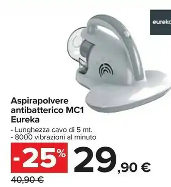 Carrefour Eureka i5 aspirapolvere robot senza sacchetto bianco 0,25 l offerta