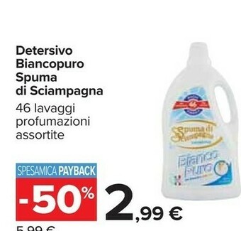 Carrefour Detersivo lavatrice offerta