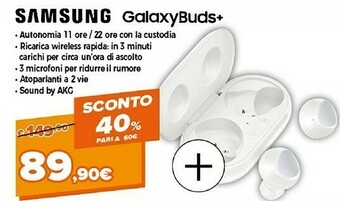 Expert Galaxy buds+ offerta
