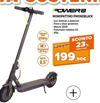 Expert Power 8 monopattino pwoneblack offerta