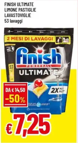 A&O Finish ultimate limone pastiglie lavastoviglie offerta