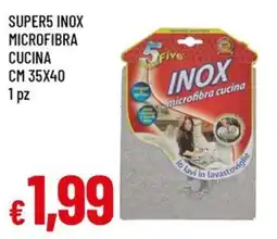 A&O Super5 inox microfibra cucina cm 35x40 offerta