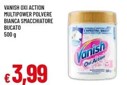A&O Vanish oxi action multipower polvere bianca smacchiatore bucato offerta