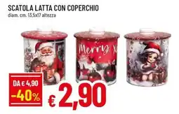 A&O Scatola latta con coperchio offerta
