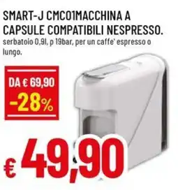 A&O SMART-J CMC01MACCHINA A CAPSULE COMPATIBILI NESPRESSO offerta