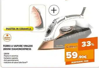 Expert Breville ferro da vapore vin420x offerta