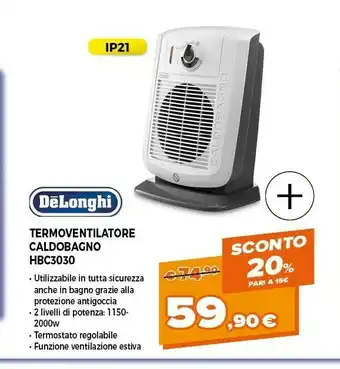 Expert Termoventilatore hbc3030 offerta