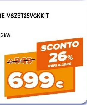 Expert Mitsubishi electric condizionatore mszbt25vgkkit offerta