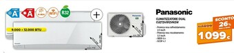 Expert Panasonic climatizzatore dual cu2tz41912vkew offerta
