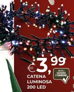 Extracoop Catena luminosa 200 led offerta