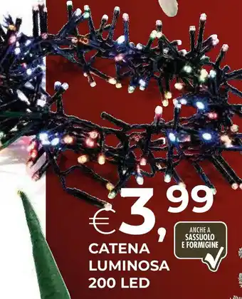 Catena luminosa 200 led