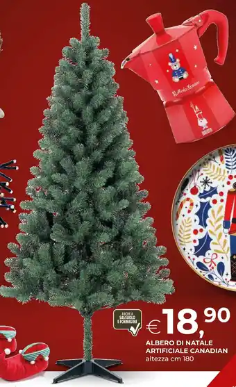 Albero di natale artificiale canadian