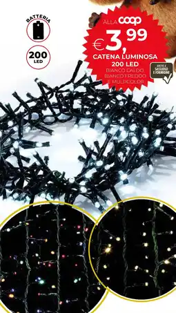 Extracoop Catena luminosa 200 led offerta