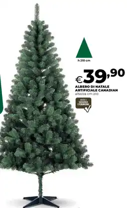 Extracoop Albero di natale artificiale canadian offerta