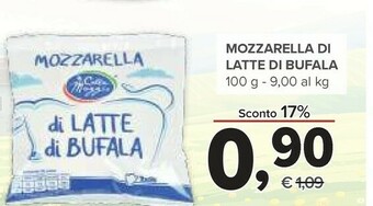 Todis Mozzarella di bufala offerta