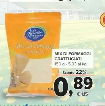 Todis Formaggio grattugiato offerta