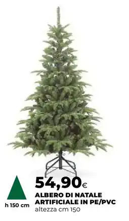 Extracoop Albero di natale artificiale in pe/pvc offerta