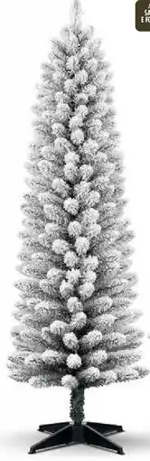 Extracoop Albero di natale artificiale in pvc slim effetto innevato offerta