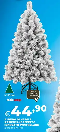Extracoop Albero di natale artificiale effetto innevato winterland offerta