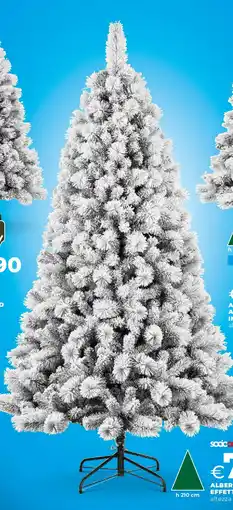 Extracoop Albero di natale artificiale effetto innevato winterland offerta