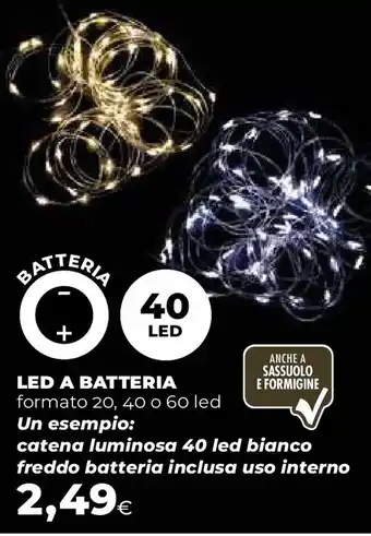 Extracoop Led a batteria offerta
