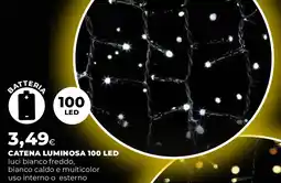 Extracoop Catena luminosa 100 led offerta
