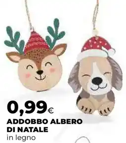 Extracoop Addobbo albero di natale in legno offerta