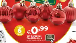 Extracoop Set 6 sfere di plastica offerta