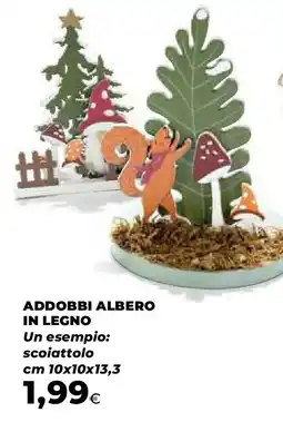 Extracoop Addobbi albero in legno offerta