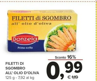 Todis Filetti di sgombro offerta