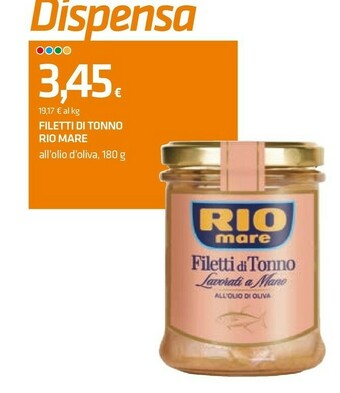 Superconti Tonno rio mare offerta