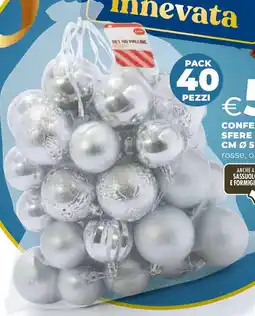 Extracoop Confezione 40 sfere di plastica offerta