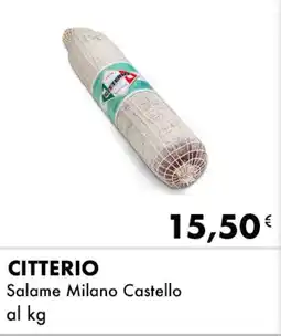 Iper Tosano CITTERIO Salame Milano Castello offerta