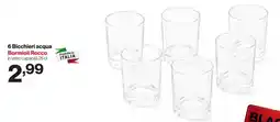 MD Discount 6 Bicchieri acqua Bormioli Rocco offerta