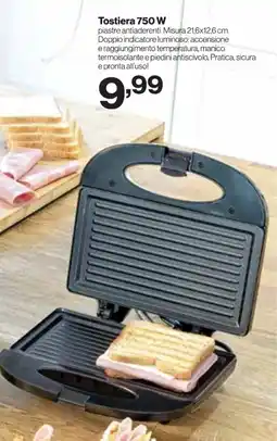 MD Discount Tostiera 750 W offerta