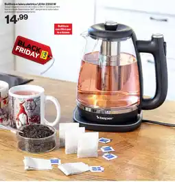 MD Discount Bollitore e teiera elettrica 1,8 litri 2200 W offerta