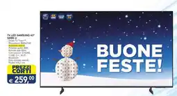 Esselunga TV LED SAMSUNG 43 SERIE U offerta