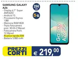 Esselunga Samsung Galaxy A26 offerta