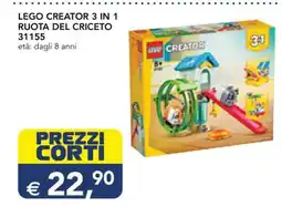Esselunga LEGO CREATOR 3 IN 1 RUOTA DEL CRICETO 31155 offerta