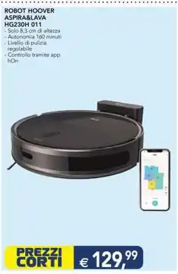 Esselunga ROBOT HOOVER ASPIRA&LAVA HG230H 011 offerta