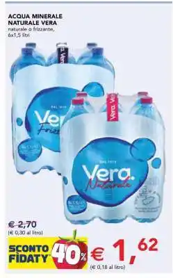 Esselunga Acqua Minerale Naturale Vera offerta