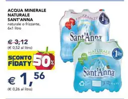Esselunga Acqua Minerale Naturale Sant'Anna offerta