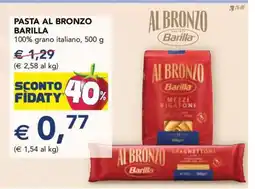 Esselunga PASTA AL BRONZO BARILLA offerta