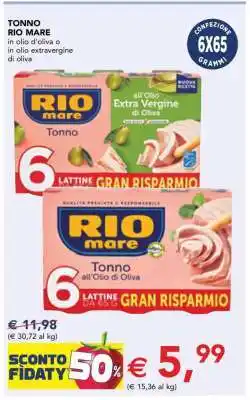 Esselunga TONNO RIO MARE offerta