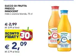 Esselunga SUCCO DI FRUTTA FRESCO INNOCENT offerta