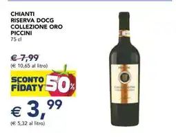 Esselunga Chianti Riserva DOCG Collezione Oro Piccini offerta