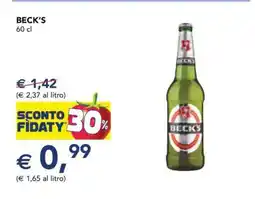 Esselunga BECK'S offerta