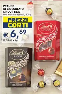 Esselunga Praline di cioccolato Lindor Lindt offerta